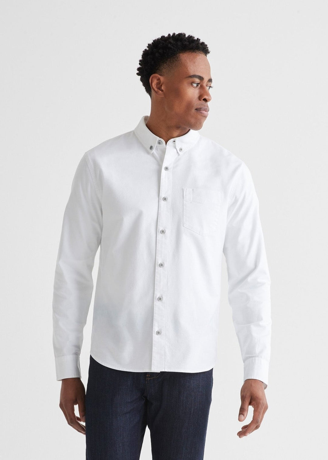 Striped Shirt White Dress Shirt Blue Buttons White Button Oxford Shirt Best  Value Mens Dress Shirts Men's Stretch Button Down Shirt
