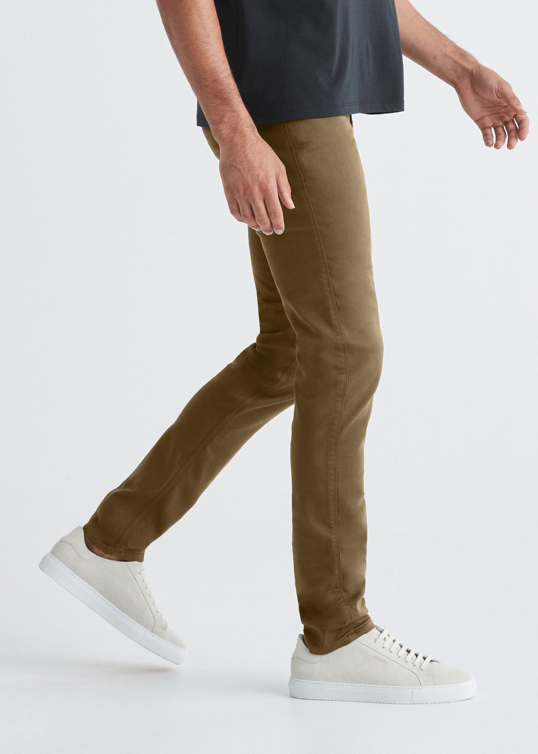 no sweat relaxed taper tobacco DUER Men's No Sweat Slim