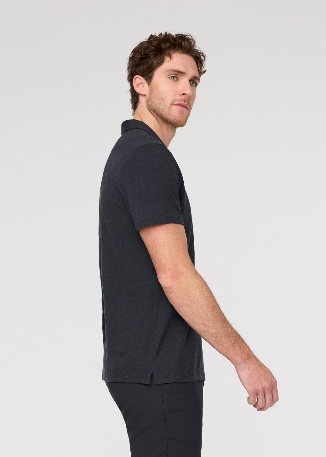 Men's Breathable Navy Polo