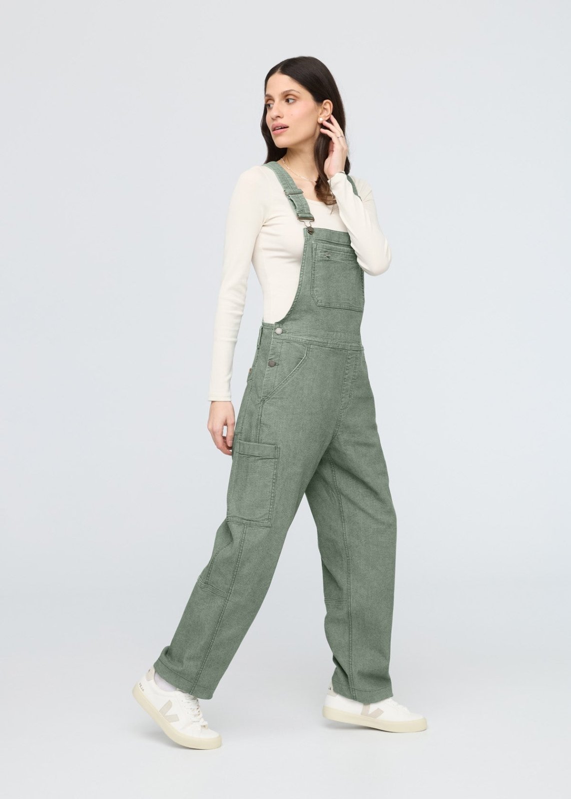 Women's Stretch Canvas Overalls