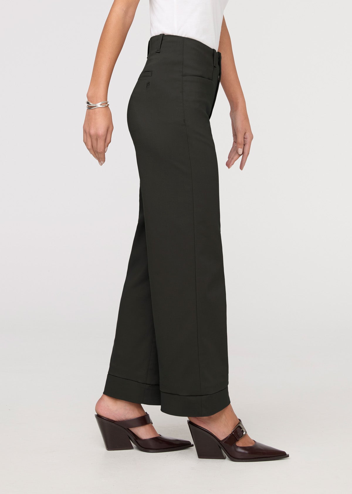 Women's Evergreen High Rise Wide-Leg Trouser