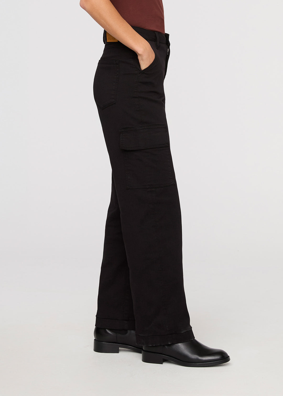 DUER Women's LuxTwill High Rise Cargo Pant