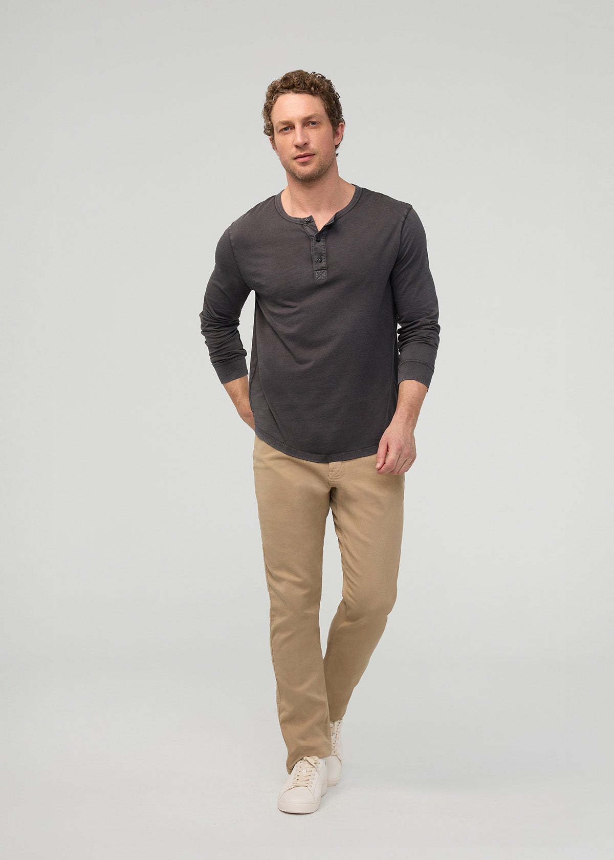 No Sweat Relaxed Taper - Desert Khaki