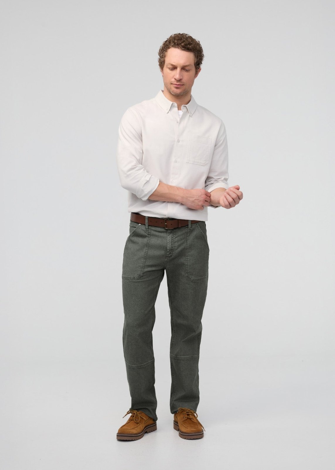 Men's Black Spruce Stretch Canvas Utility Pant full body