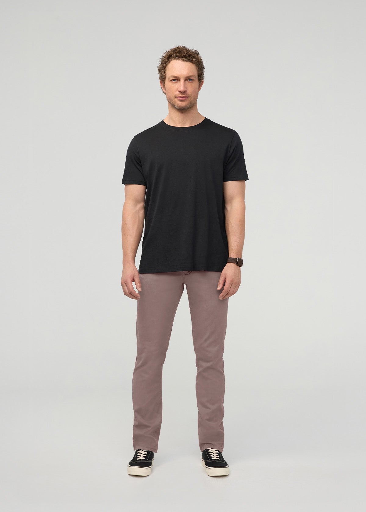 Live Lite Slim Straight Chino - Hazy Mauve