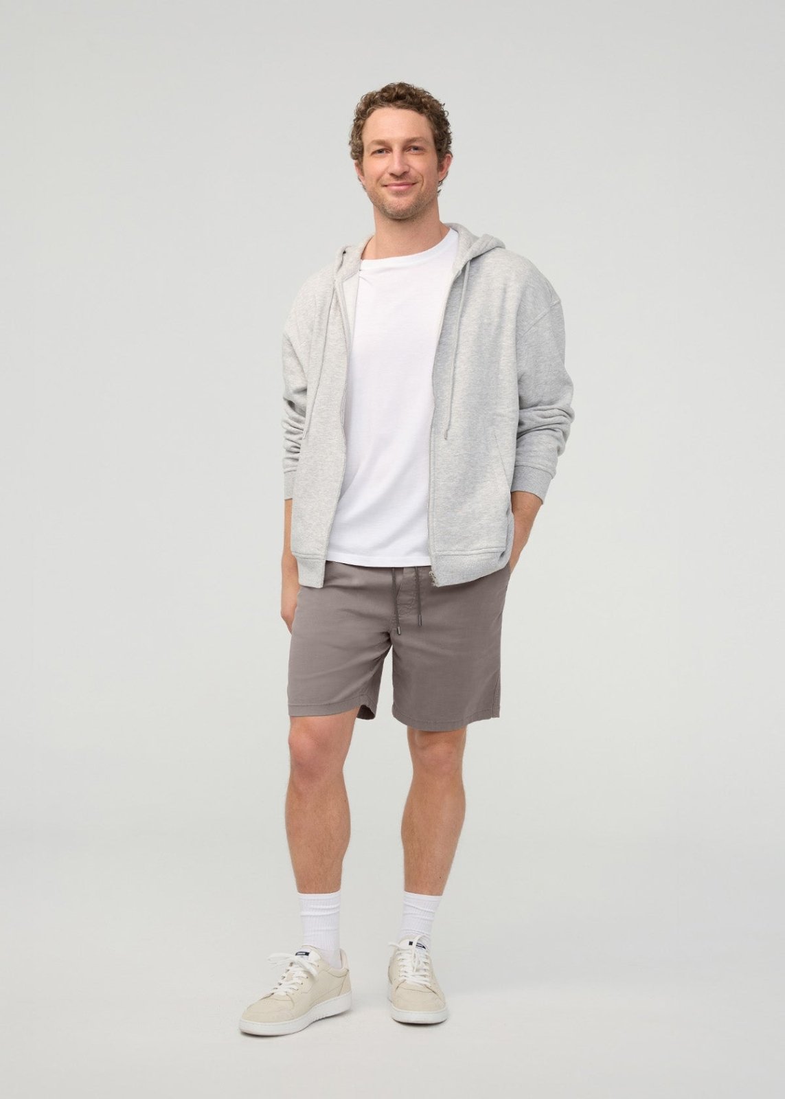 Men’s Stone Stretch Travel Shorts full body
