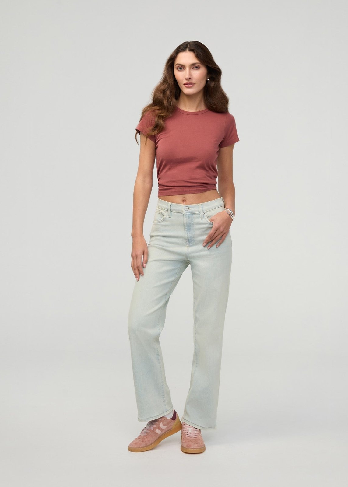Women's Moonstone High Rise Straight Jeans Full Body