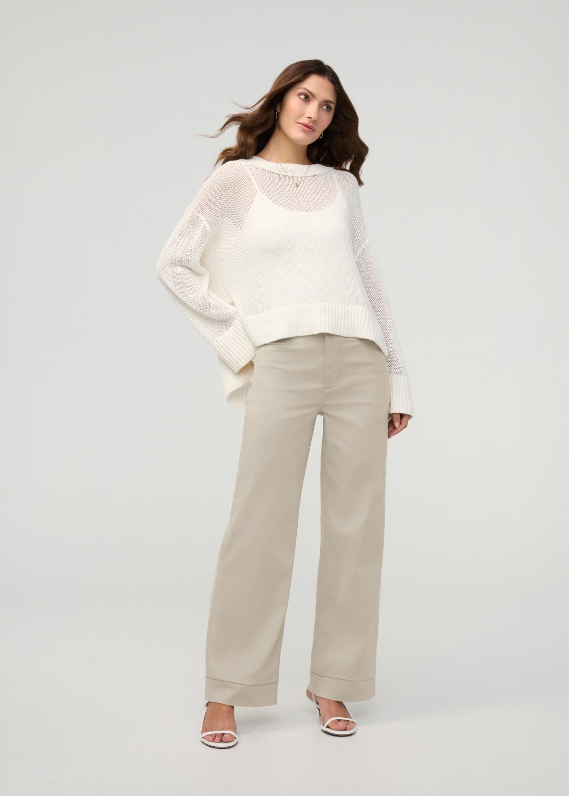 NuStretch High Rise Trouser - Sandstone
