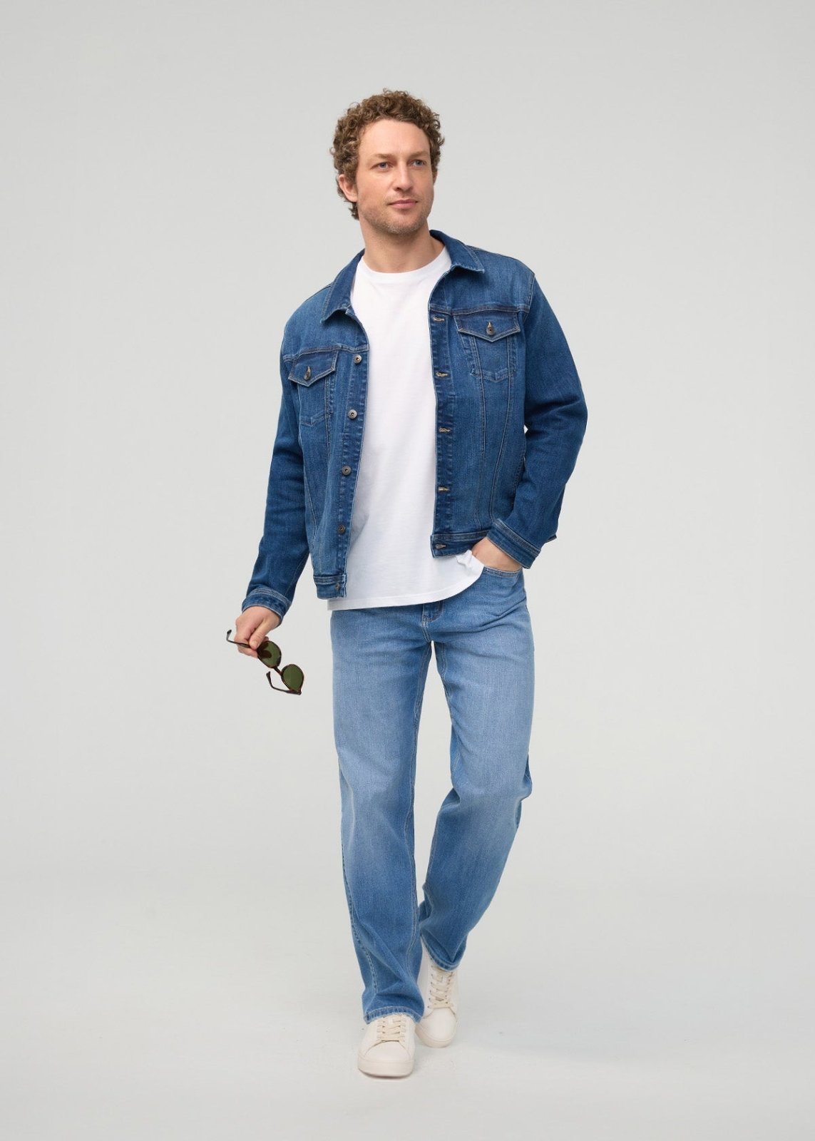 Performance Denim+ All Season Trucker Jacket - Alpine Indigo