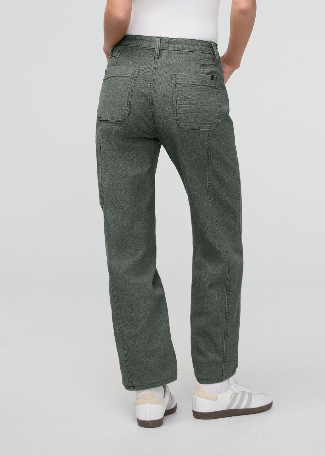 Women's Black Spruce Stretch Canvas Utility Pants back