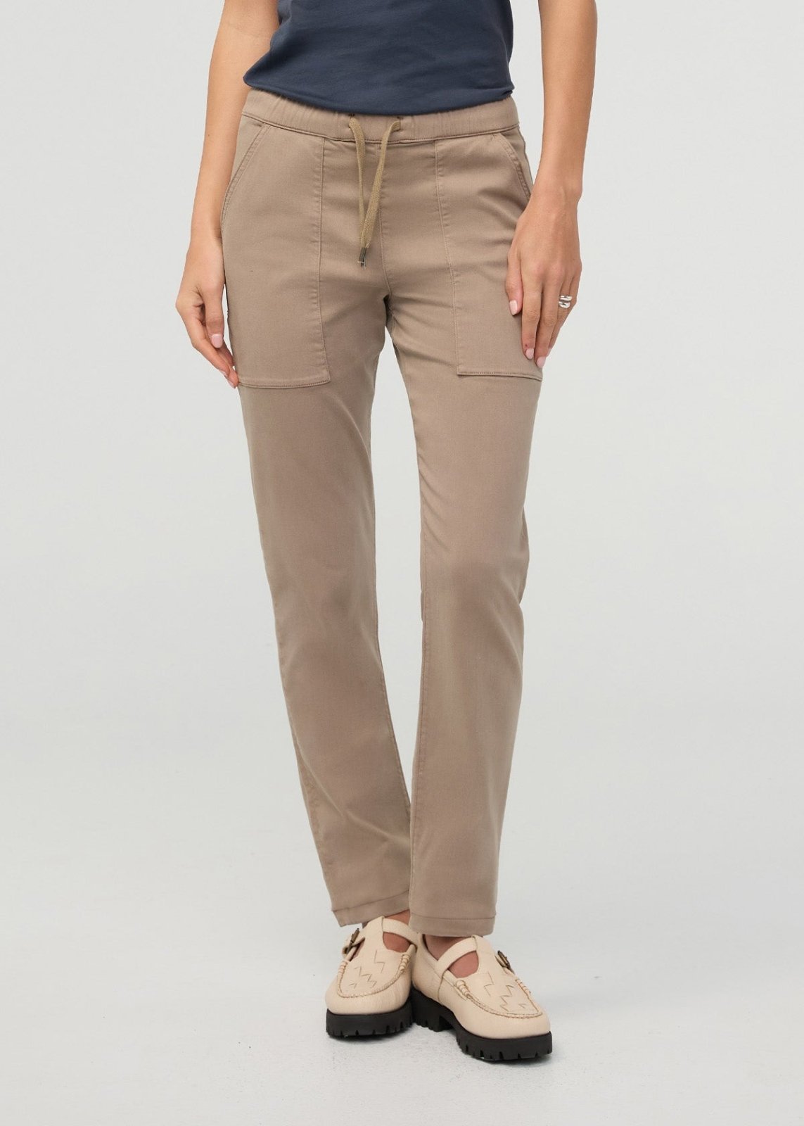 Women's Desert Tan Harbour Sweatpants Front