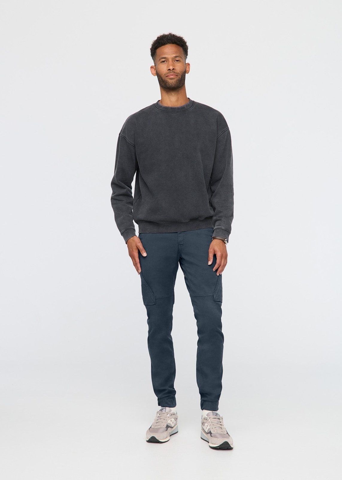 Men's Heritage Blue Athletic Water Resistant Pant Full Body