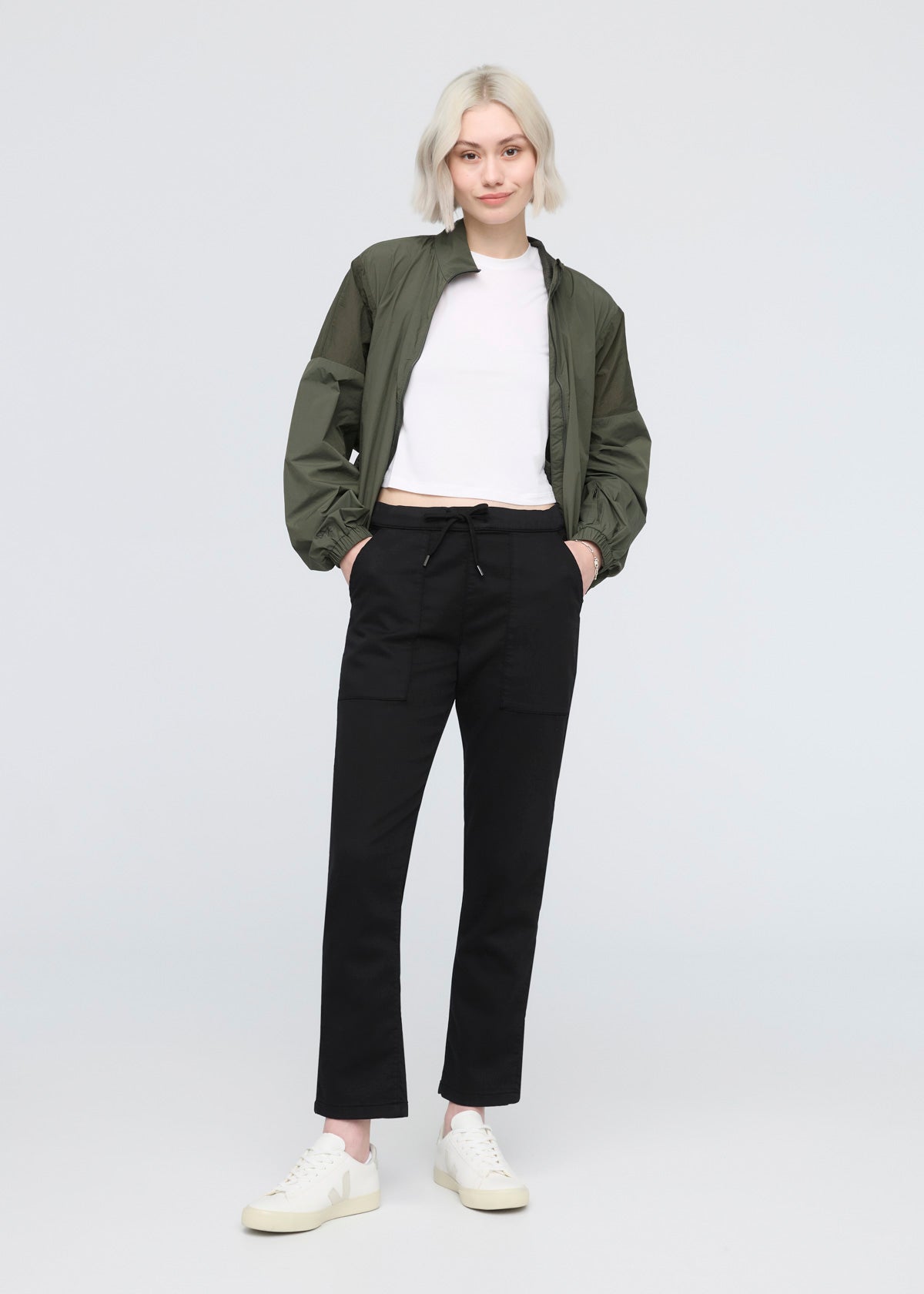 Women's Black Harbour Sweatpants Full Body