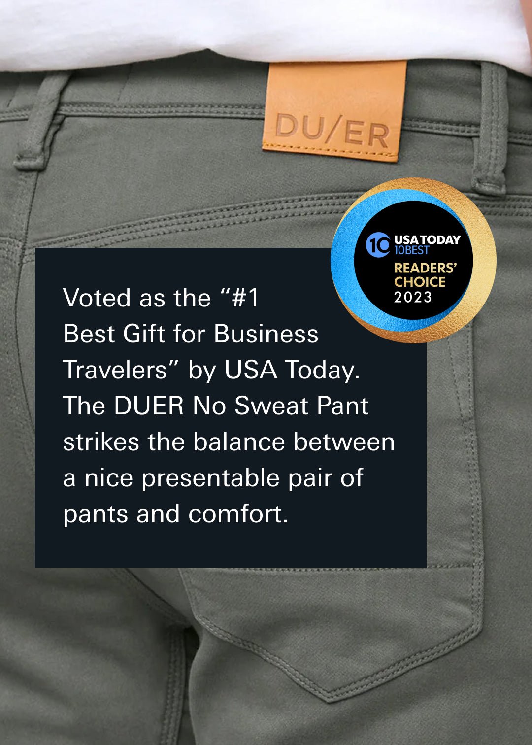 No Sweat Pant USA Today Quote