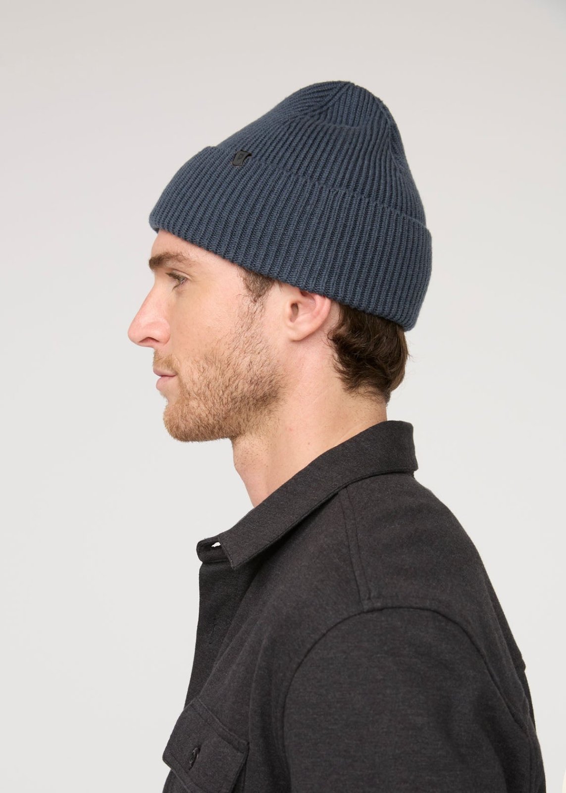 Merino Wool Beanie - Heritage Blue