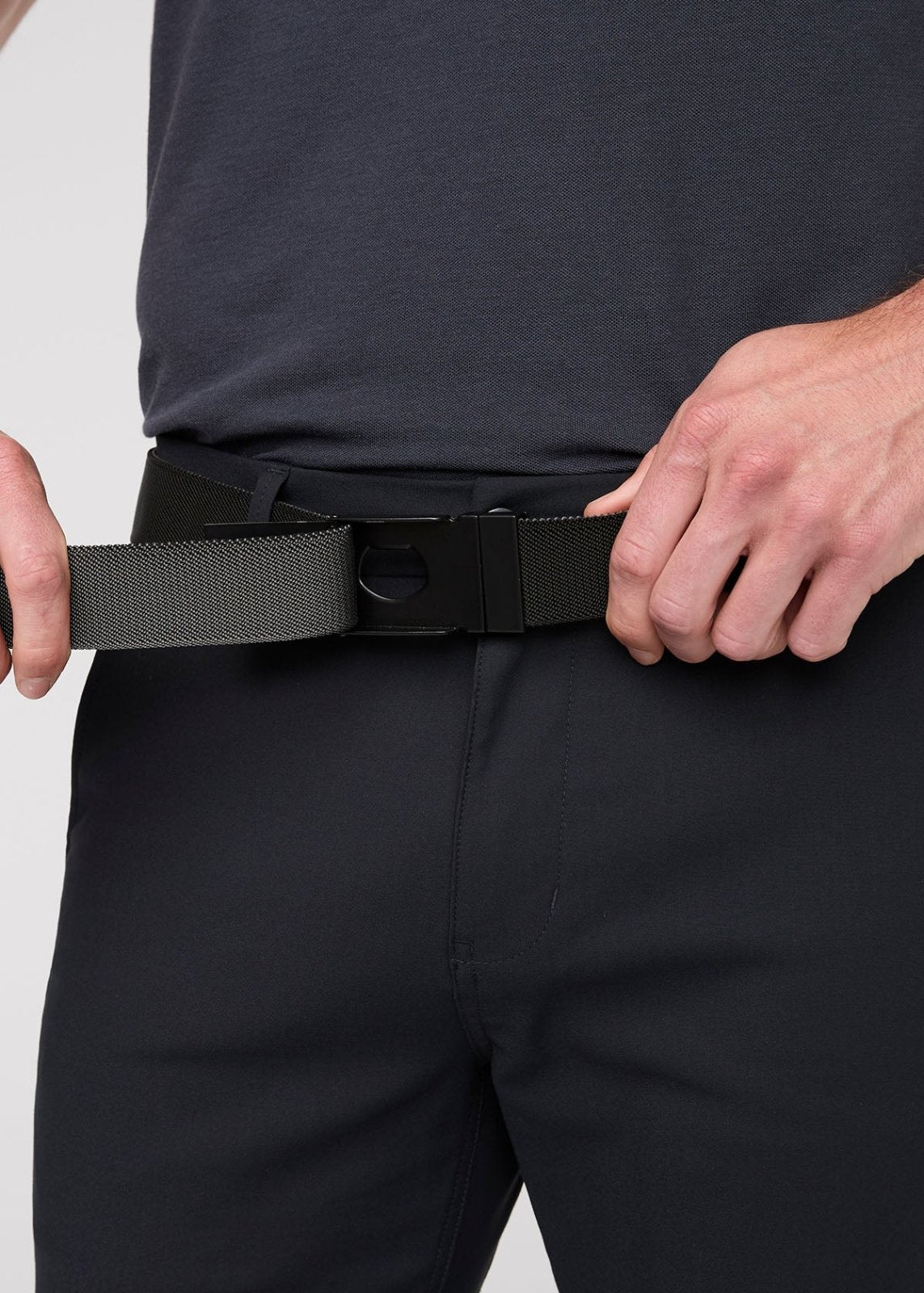 DUER Men's Reversible Stretch Belt - Black/Charcoal DUER Men's Reversible Stretch Belt - Black/Charcoal
