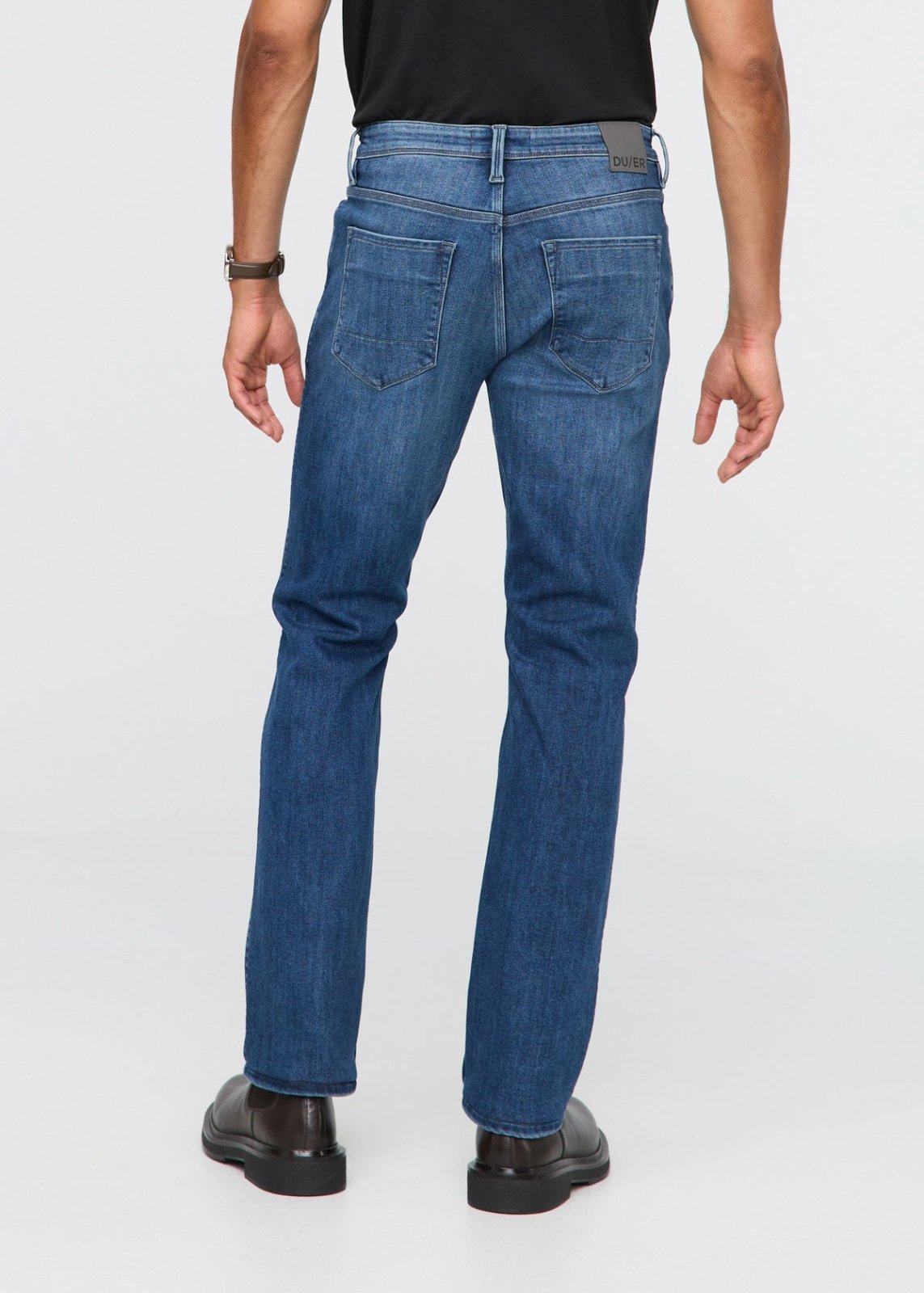 Relaxed Fit Architect Jean Company Men's Blue Straight Fit Fleece