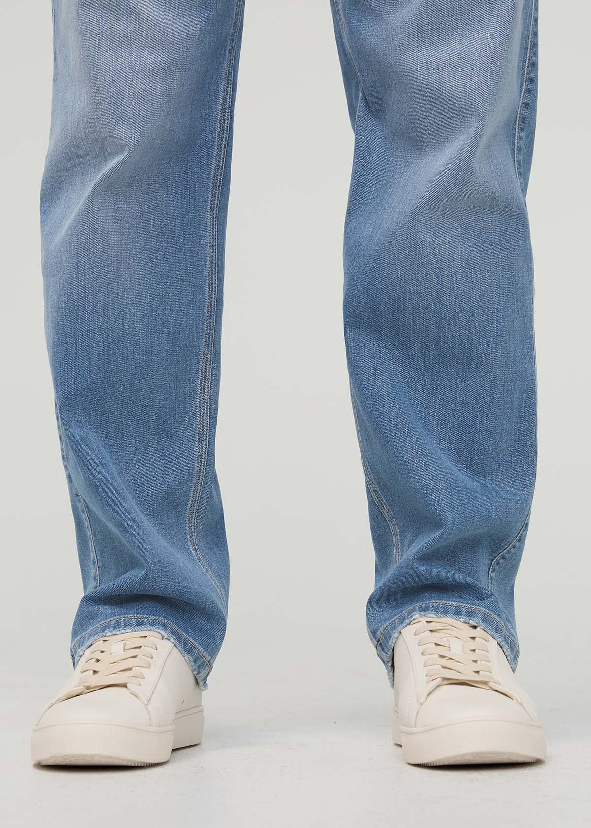Men's Summit Relaxed Straight Fit Stretch Jeans Ankle