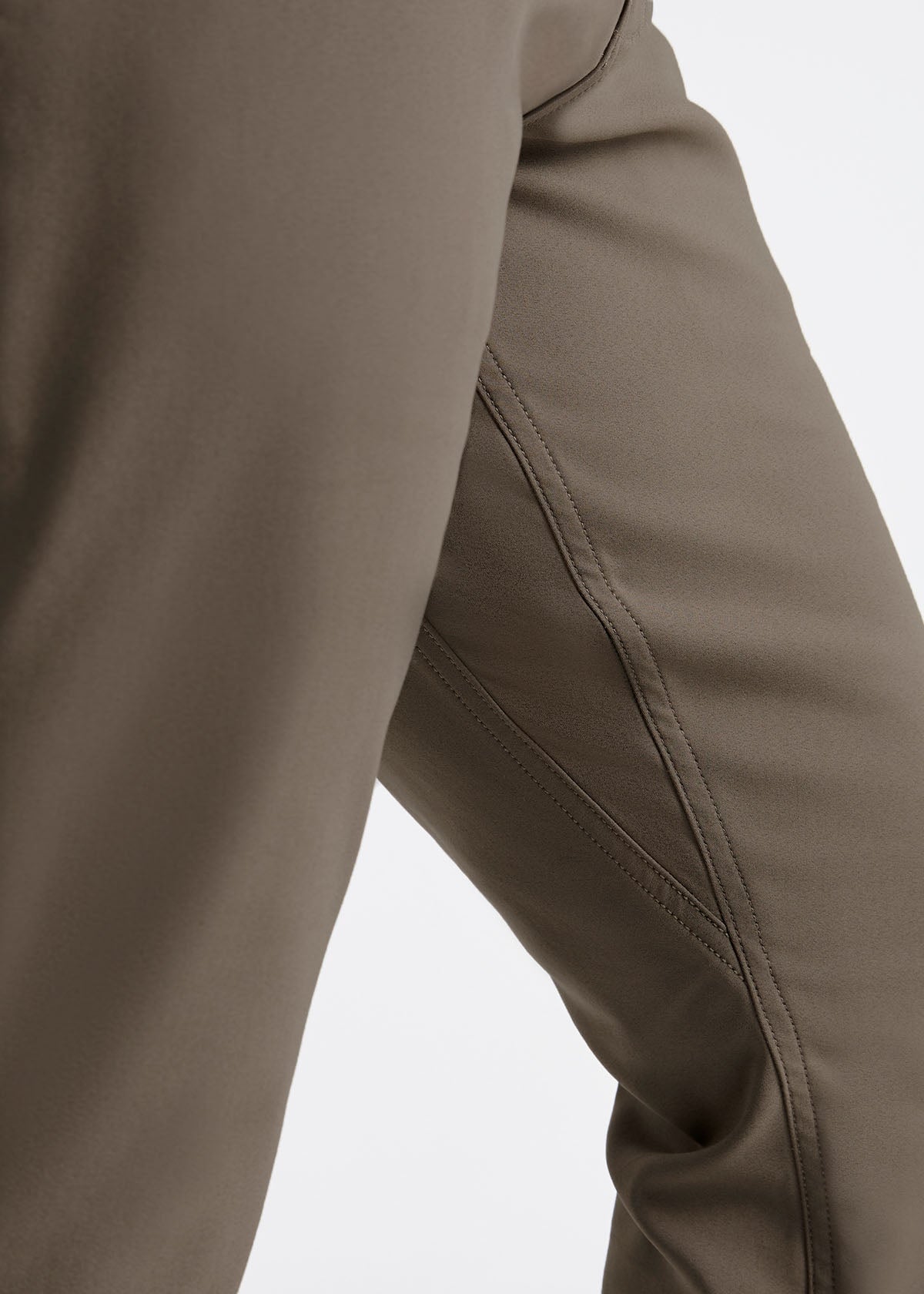 Men's Green Slim Fit Stretch Pant