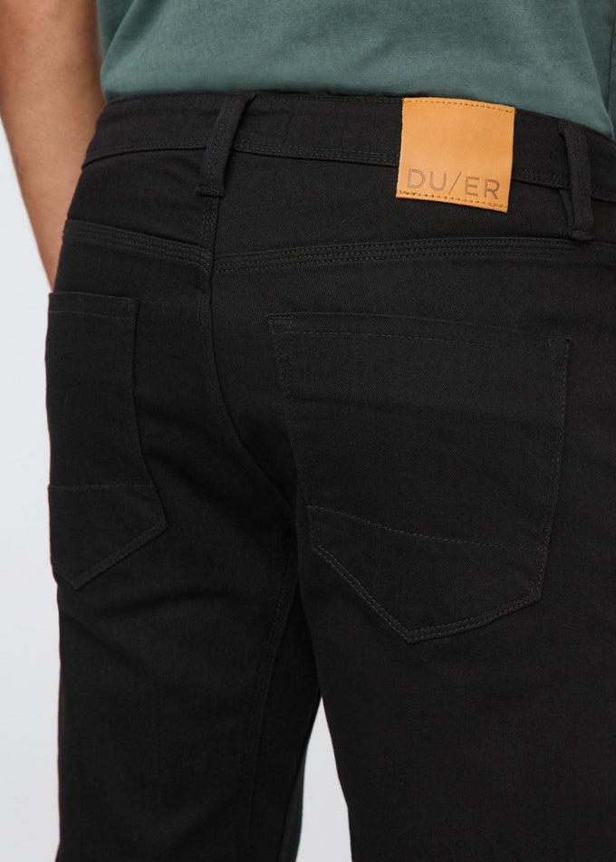 Men's Black Slim Fit Stretch Jeans