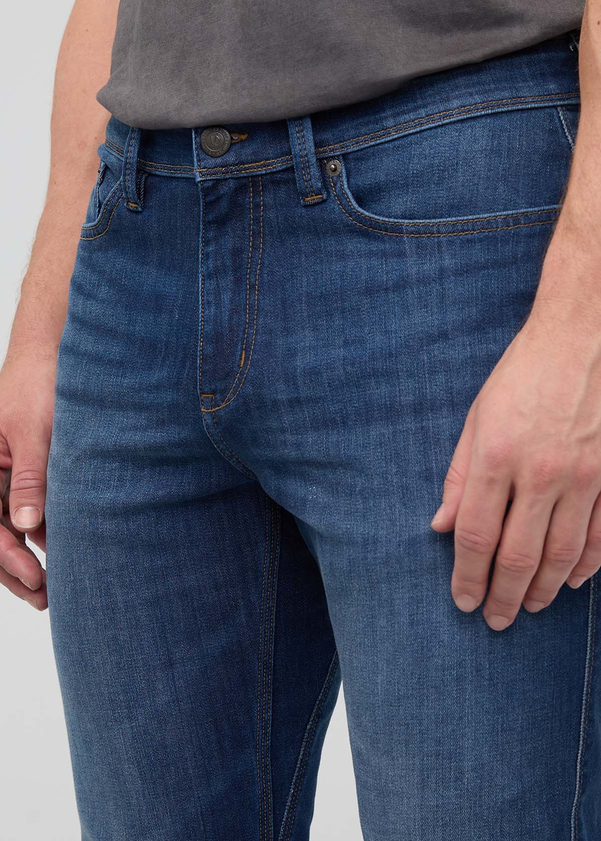 DUER Performance Denim Slim Jeans Uomo - Galactic, Taglia 38 - Elastico, Fresco E Neutralizza Odori Con Coolmax