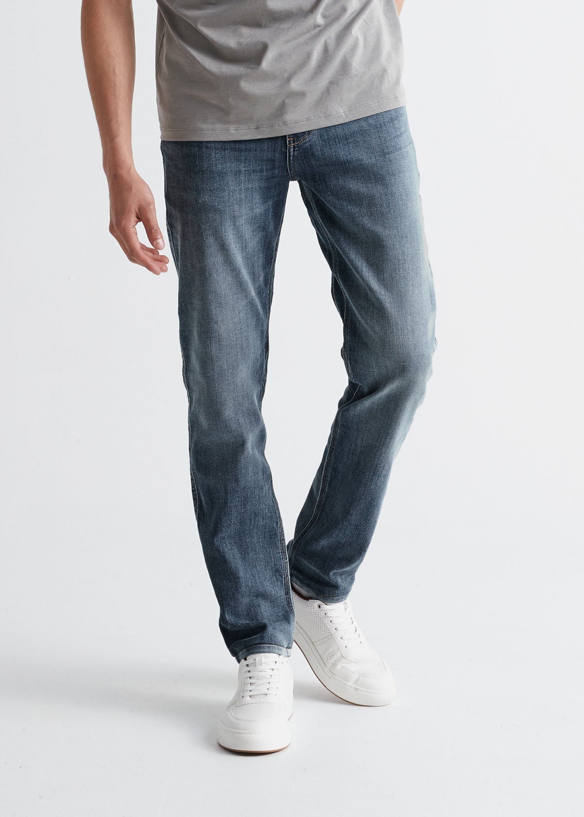 Men\'s Slim Fit Stretch Light Blue Jeans