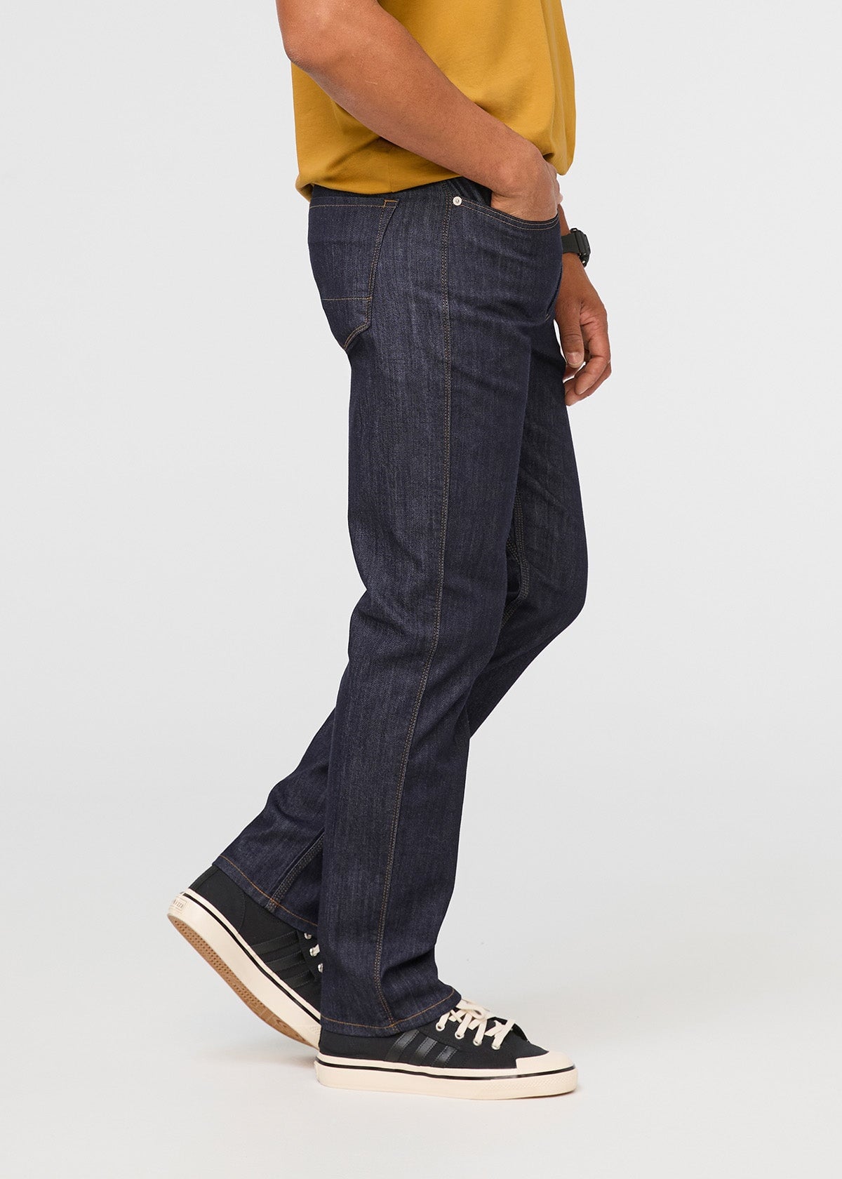 Men's Athletic Straight Fit Stretch Jeans