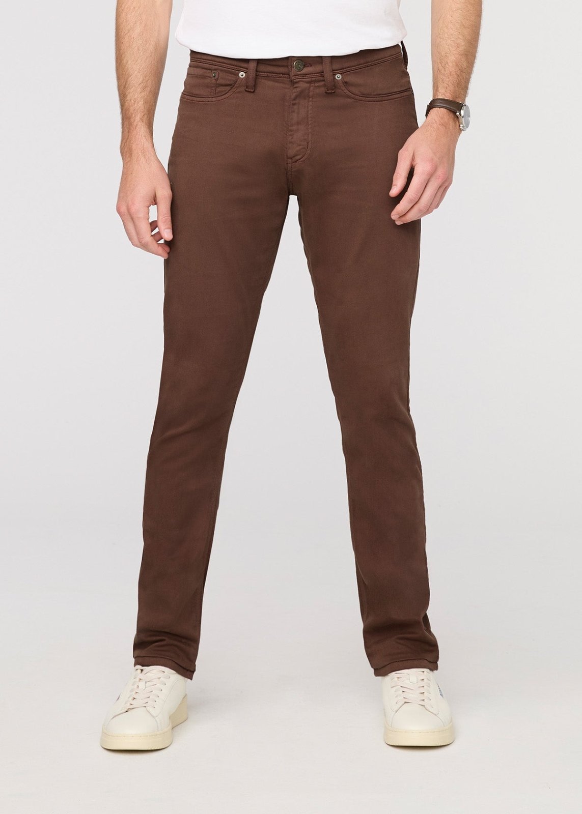 Men's Deep Taupe Relaxed Fit Dress Sweatpant Front