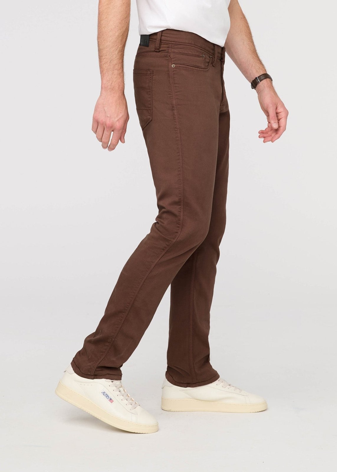 Men's Deep Taupe Relaxed Fit Dress Sweatpant Side