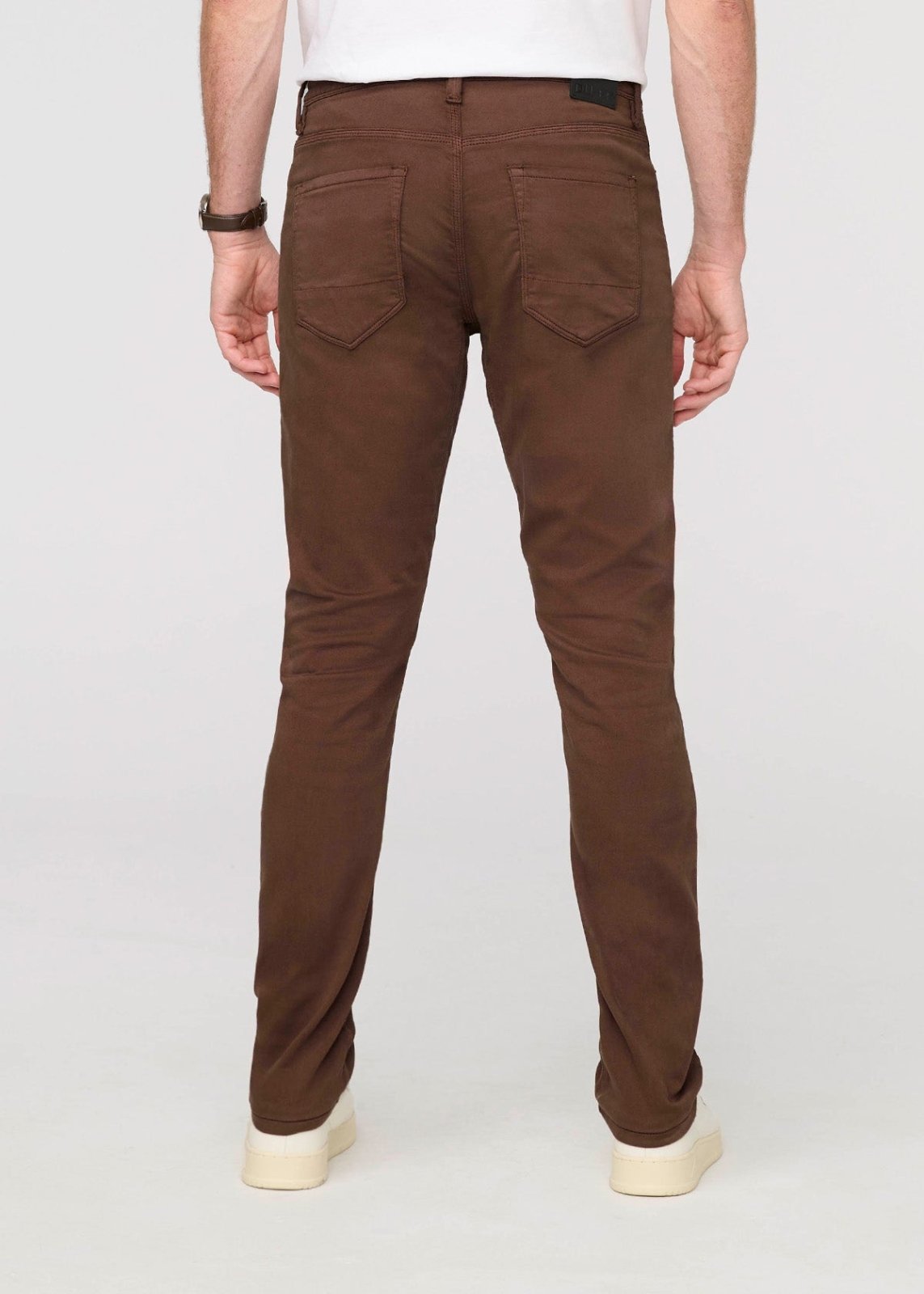 Men's Deep Taupe Relaxed Fit Dress Sweatpant Back