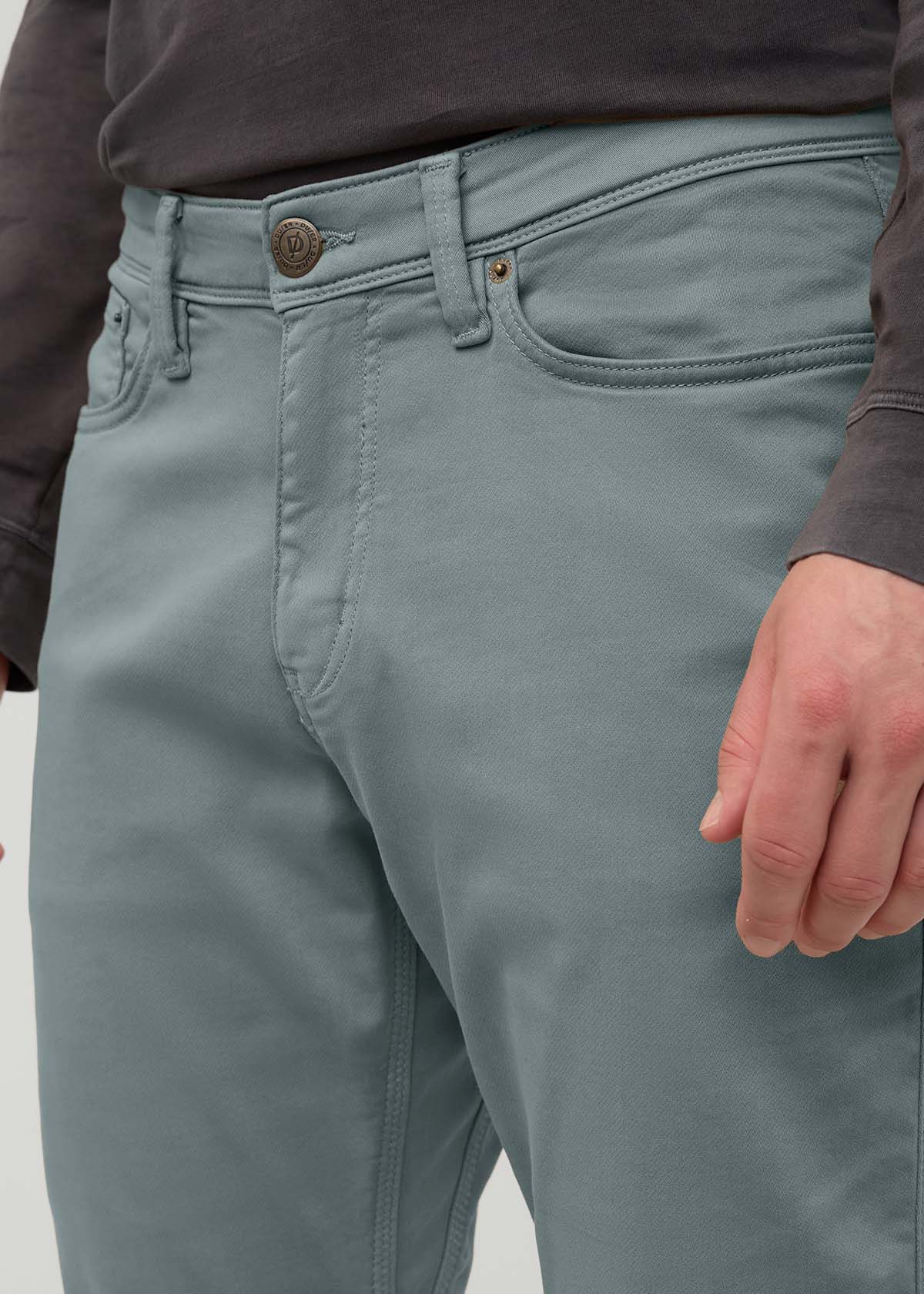 Men's Blue Spruce Relaxed Fit Dress Sweatpant front waistband