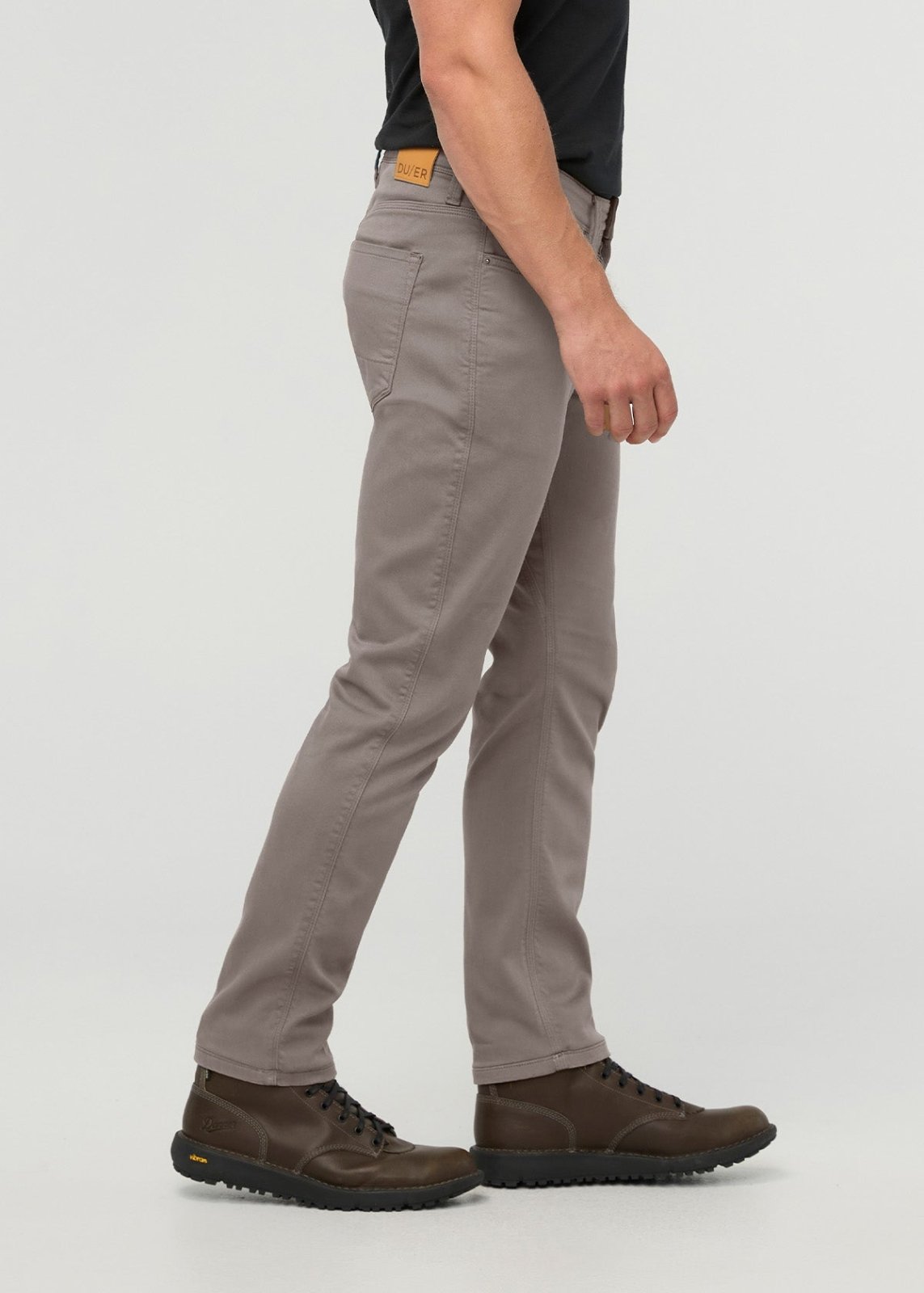 Men's Stone Relaxed Fit Dress Sweatpant Side