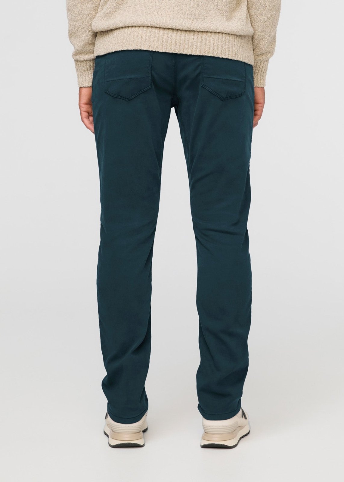 man wearing dark sail relaxed fit sweatpant back