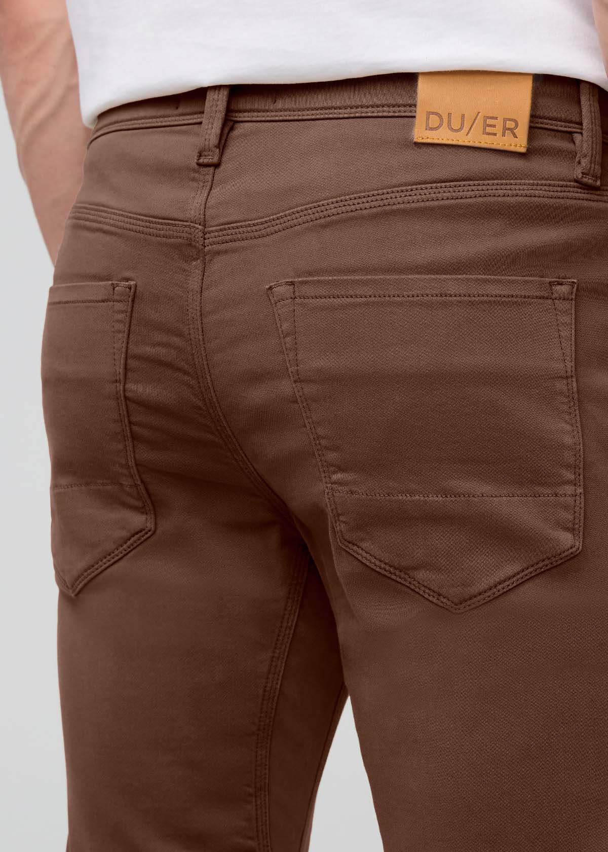 Men's Deep Taupe Slim Fit Dress Sweatpant Back Detail