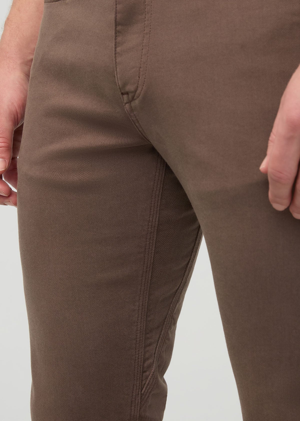 Men's Canteen Slim Straight Fit Dress Sweatpant Gusset