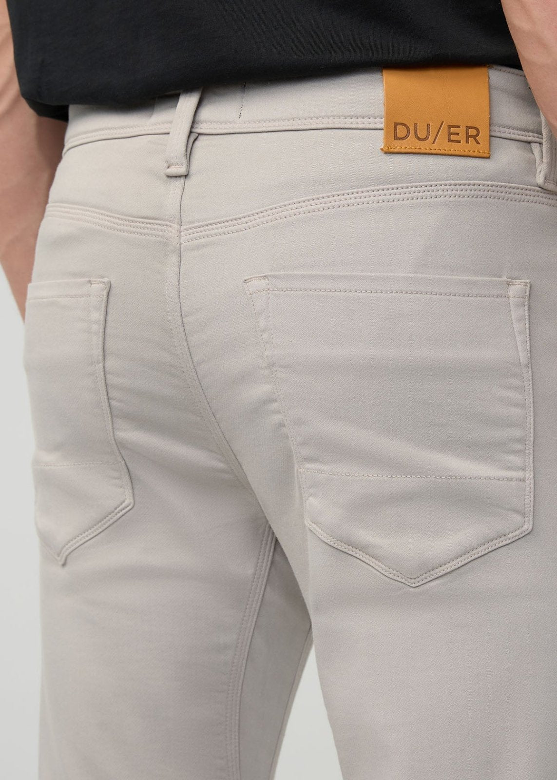 Men's Mist Slim Straight Fit Dress Sweatpant back pocket detail