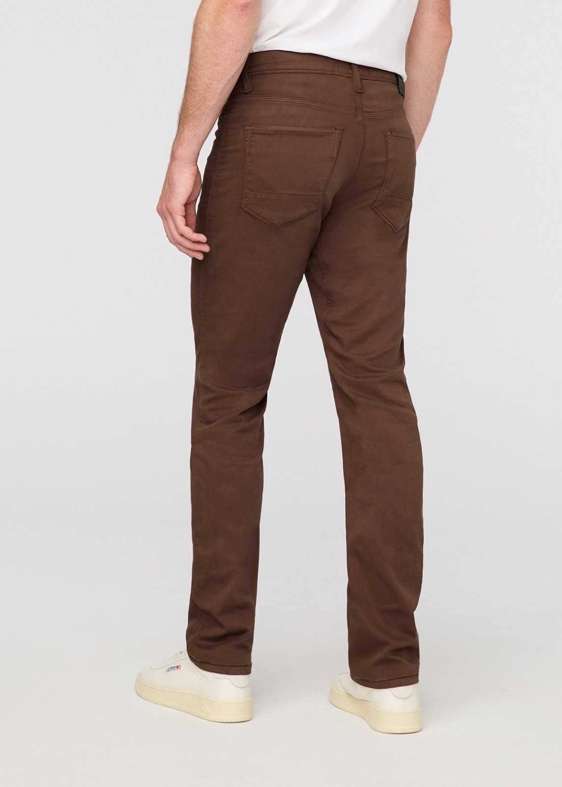 Men's Deep Taupe Straight Fit Dress Sweatpant Back