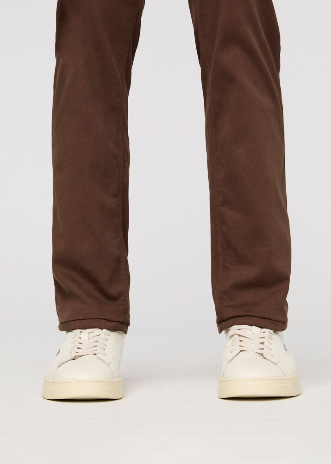 Men's Deep Taupe Straight Fit Dress Sweatpant Ankle