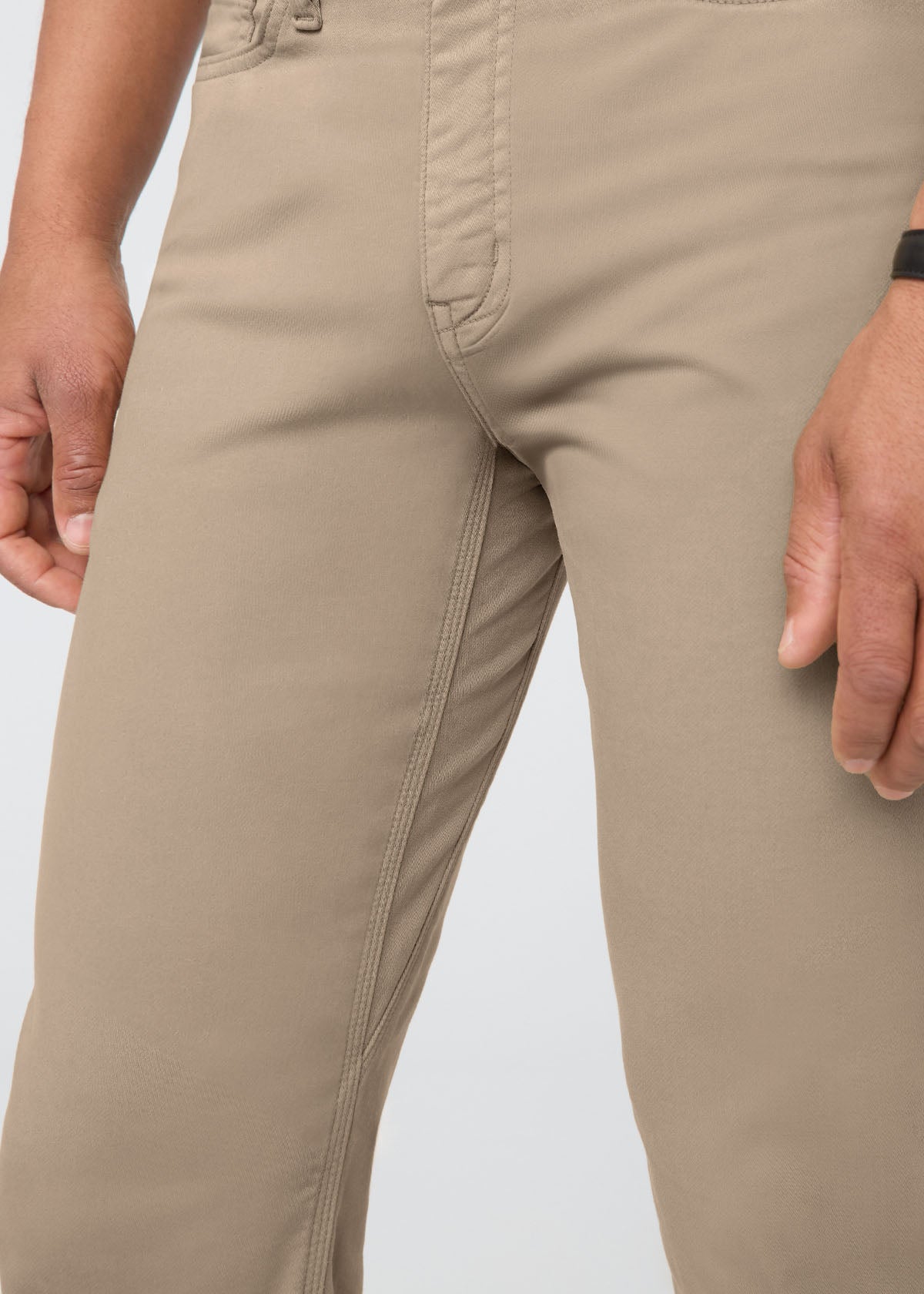 Men's Desert Khaki Straight Fit Dress Sweatpant