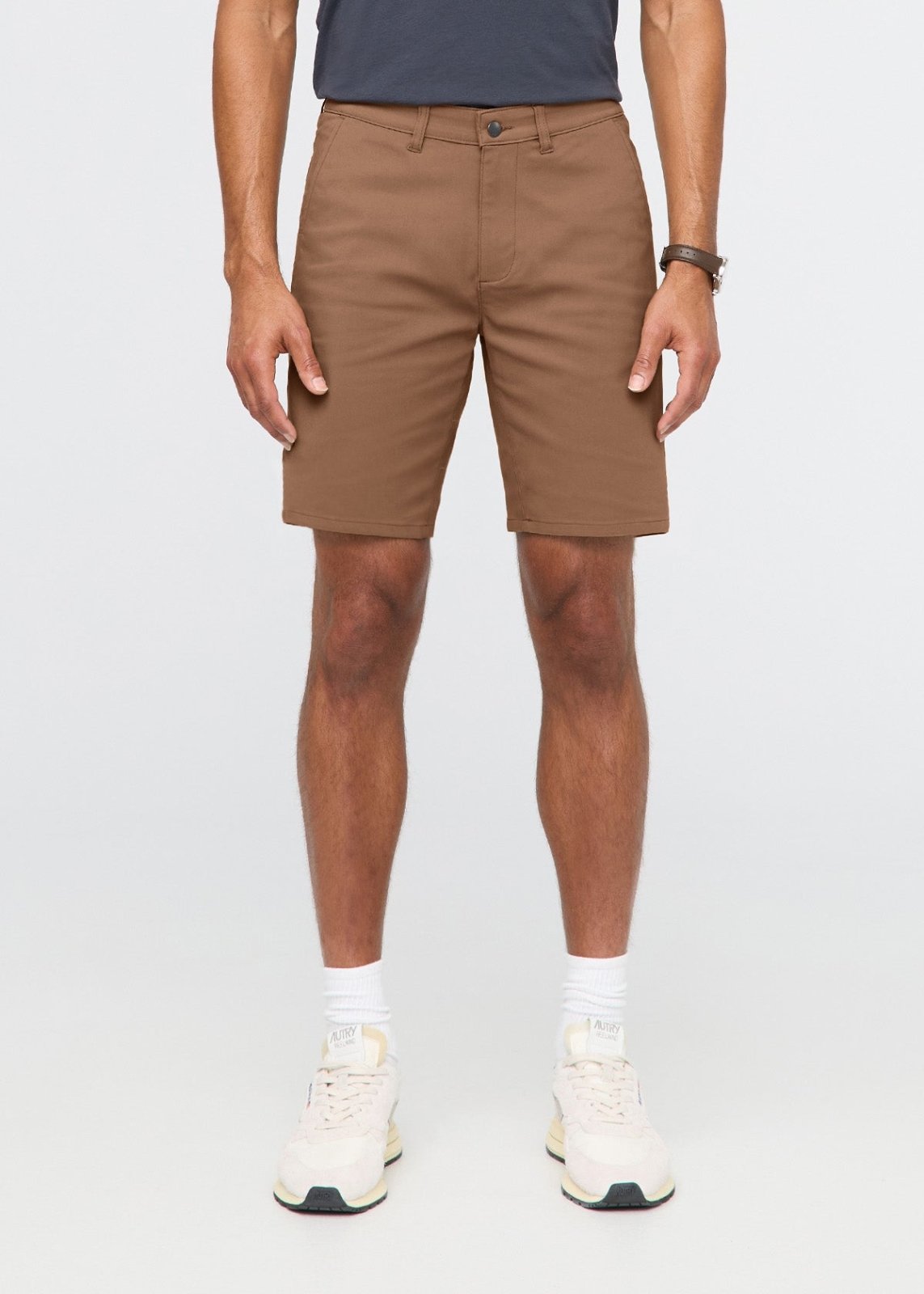 mens warm sand golf shorts front