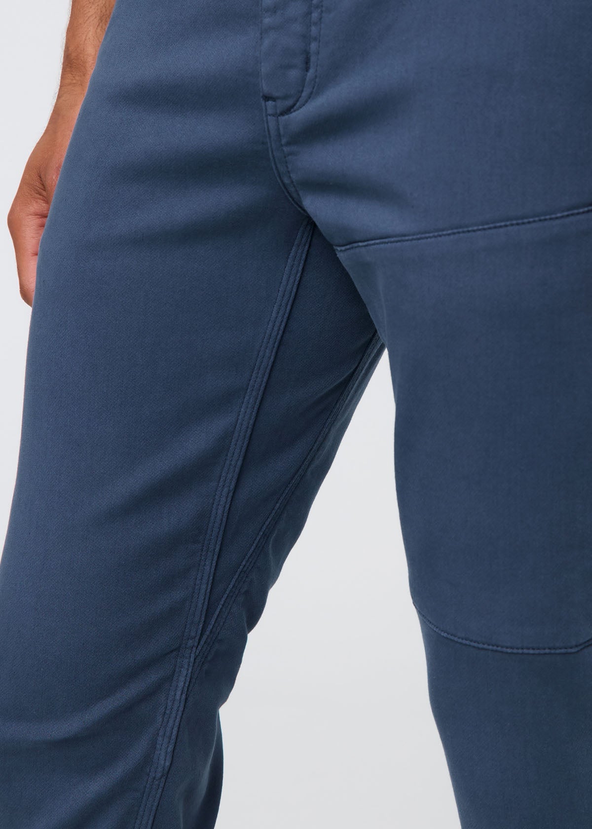 mens blue athletic jogger gusset