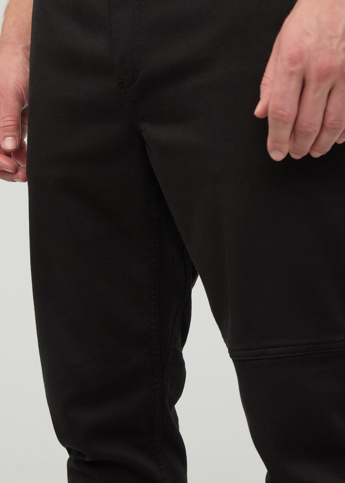 Men's Black No Sweat Jogger gusset