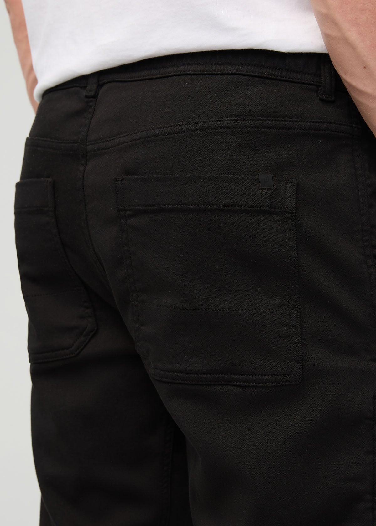 Men's Black No Sweat Jogger back pocket