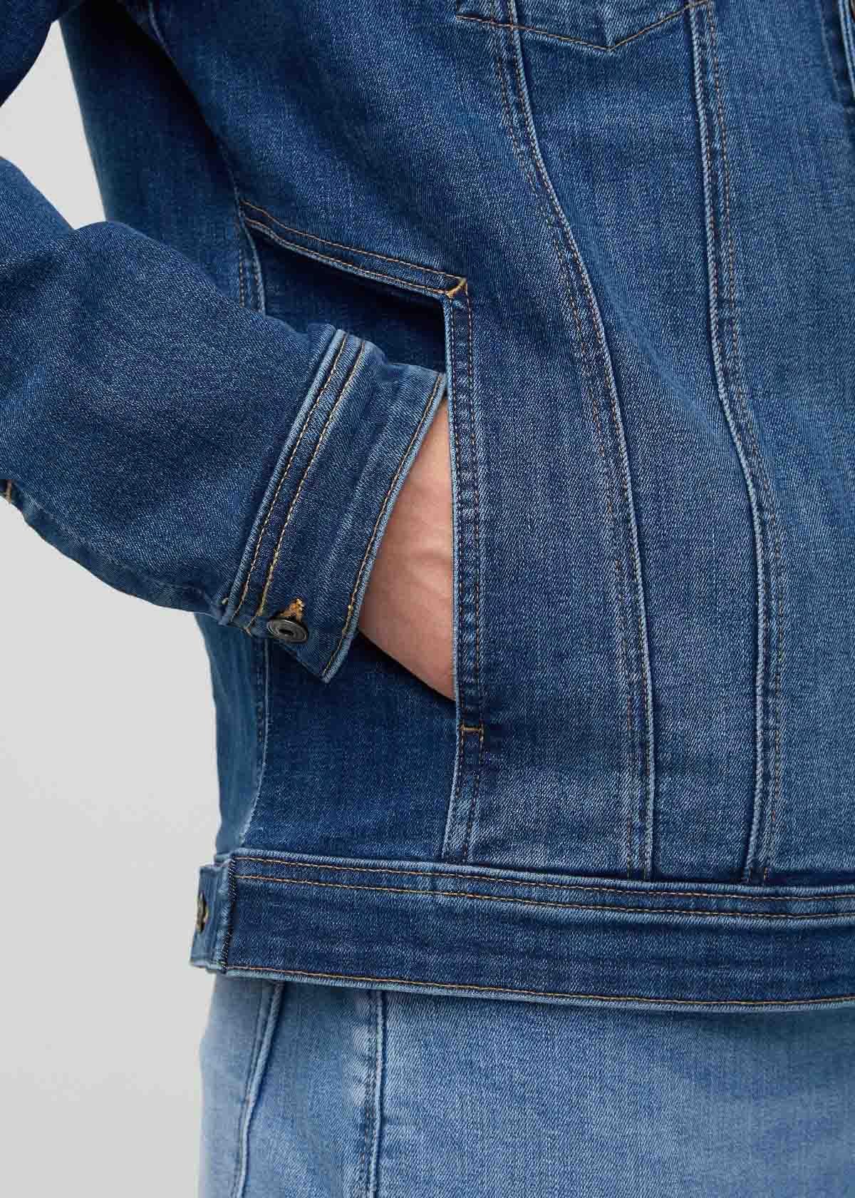 Performance Denim+ All Season Trucker Jacket - Alpine Indigo
