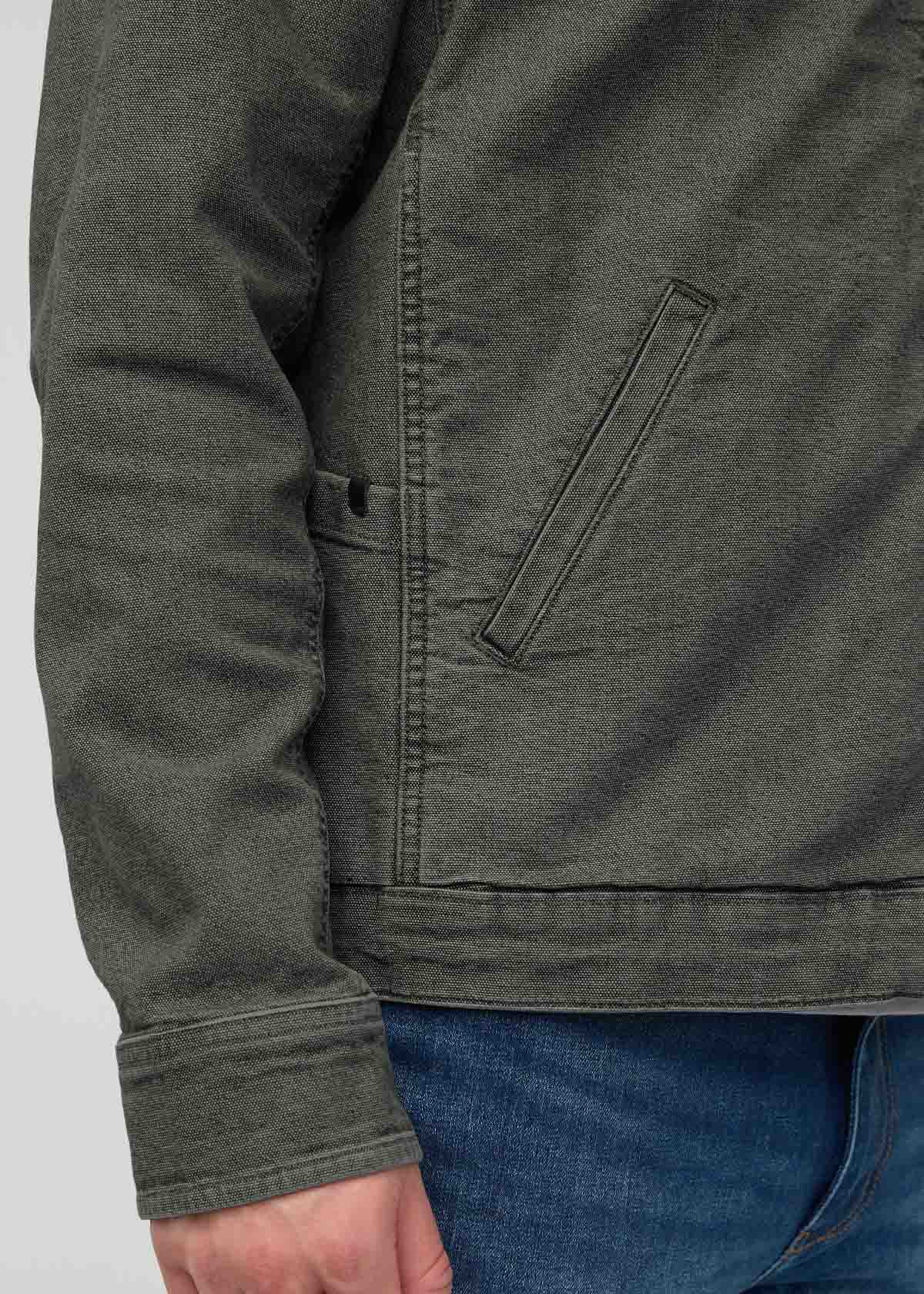 Stretch Canvas Utility Jacket - Black Spruce
