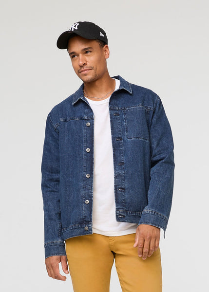 Stay Dry Denim Jacket - Medium Blue - XS