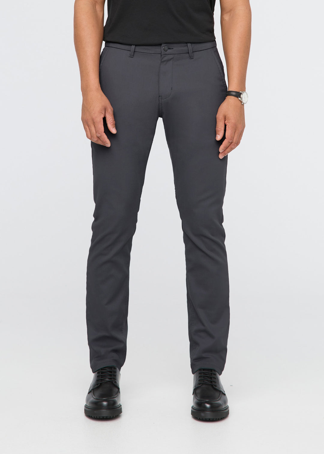 DUER Men's NuStretch Relaxed Trouser Charcoal Image 1