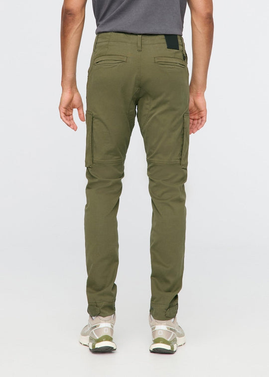 Men's Dark Green Athletic Water Resistant Pant