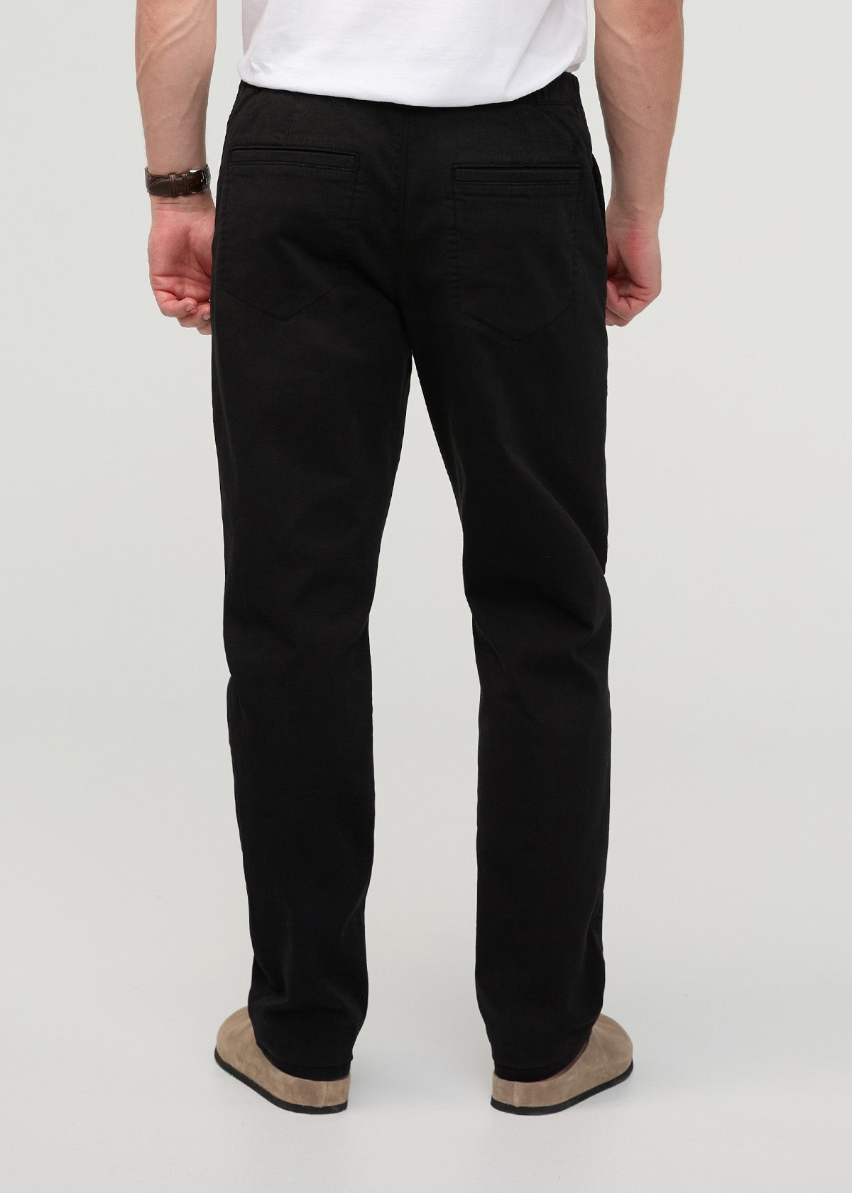 Men's Black Pull-On FlexTwill Pant