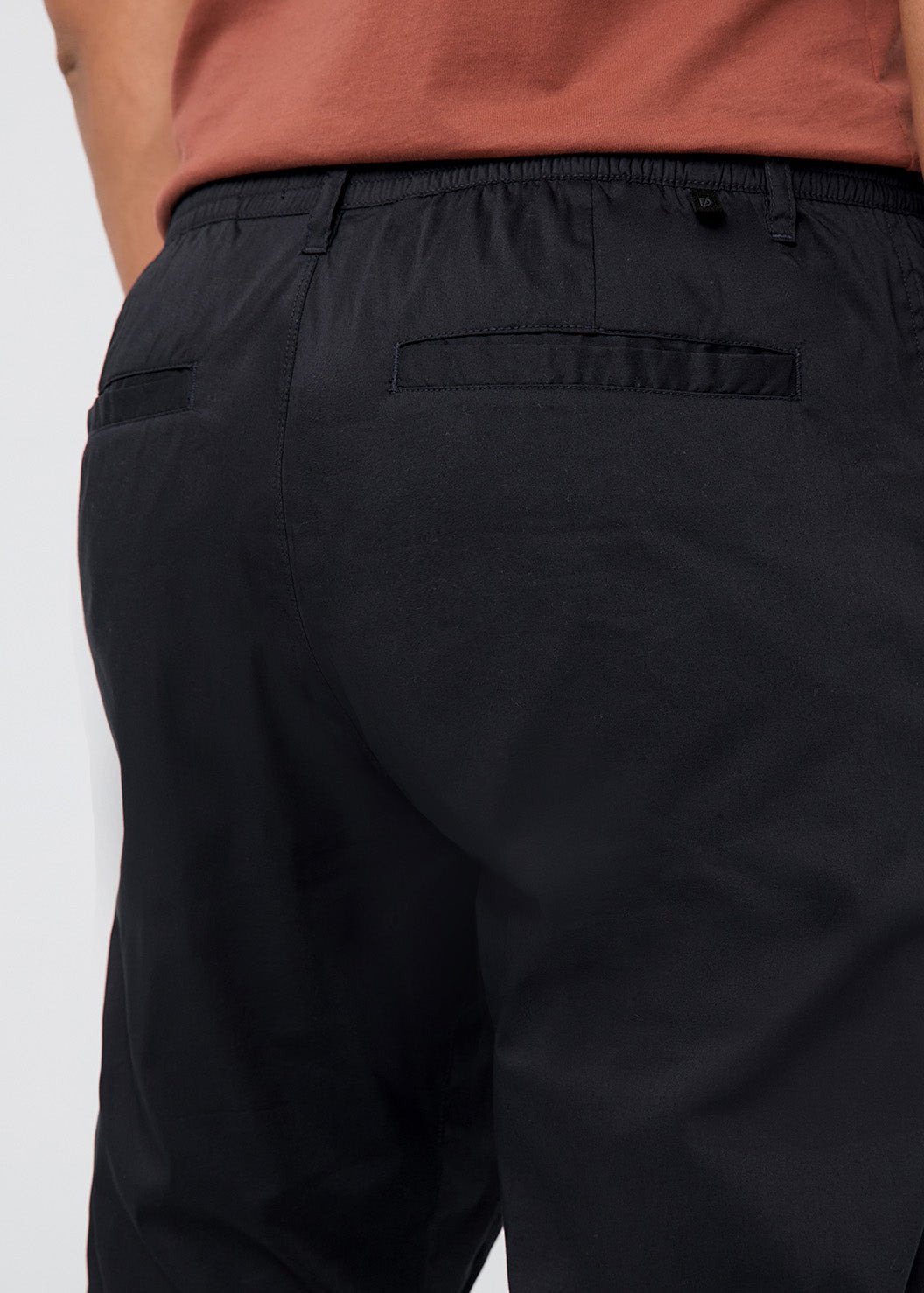 Men's Black Lightweight Summer Travel Pants